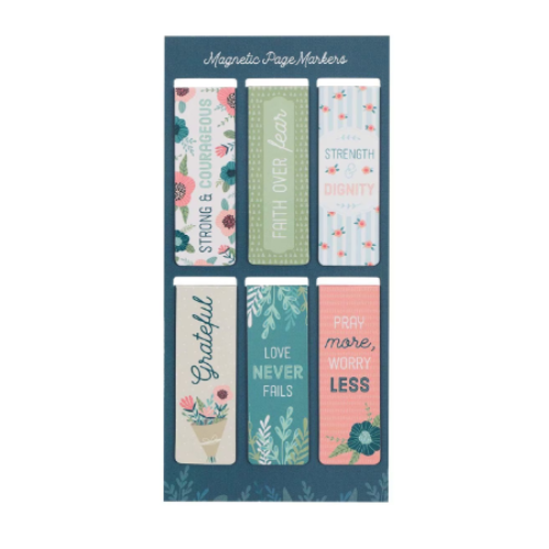 Magnetic Bookmark Floral Garden MGB067