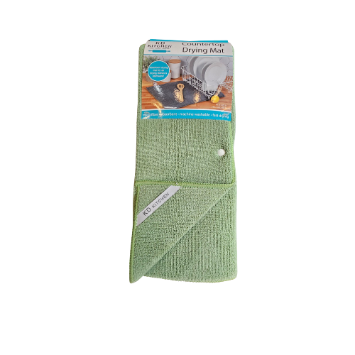 Drying Mat Micro Fiber Counter Top   R6908  green 