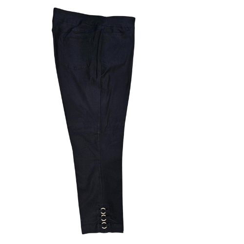 Pants Ankle Front & Rear Pockets Black Women's M33709pm 