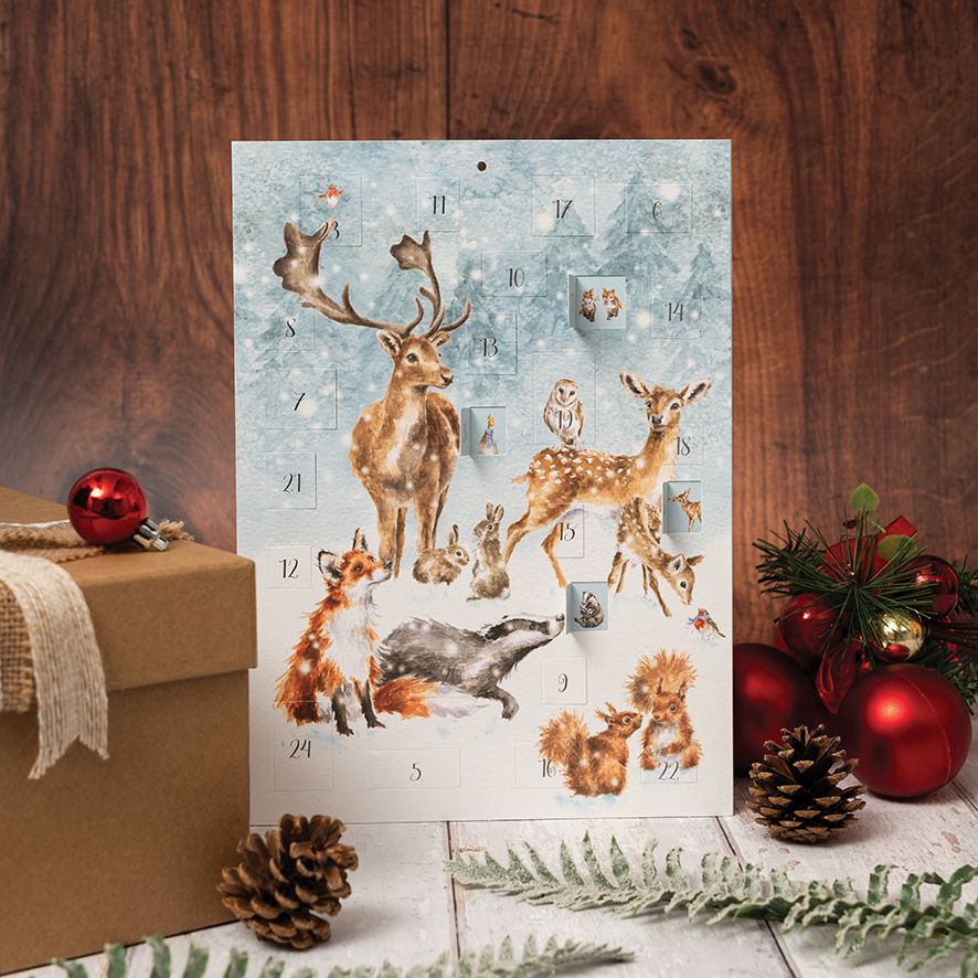 Advent Christmas Card (Large) - A Winter Wonderland - WADCAL001 