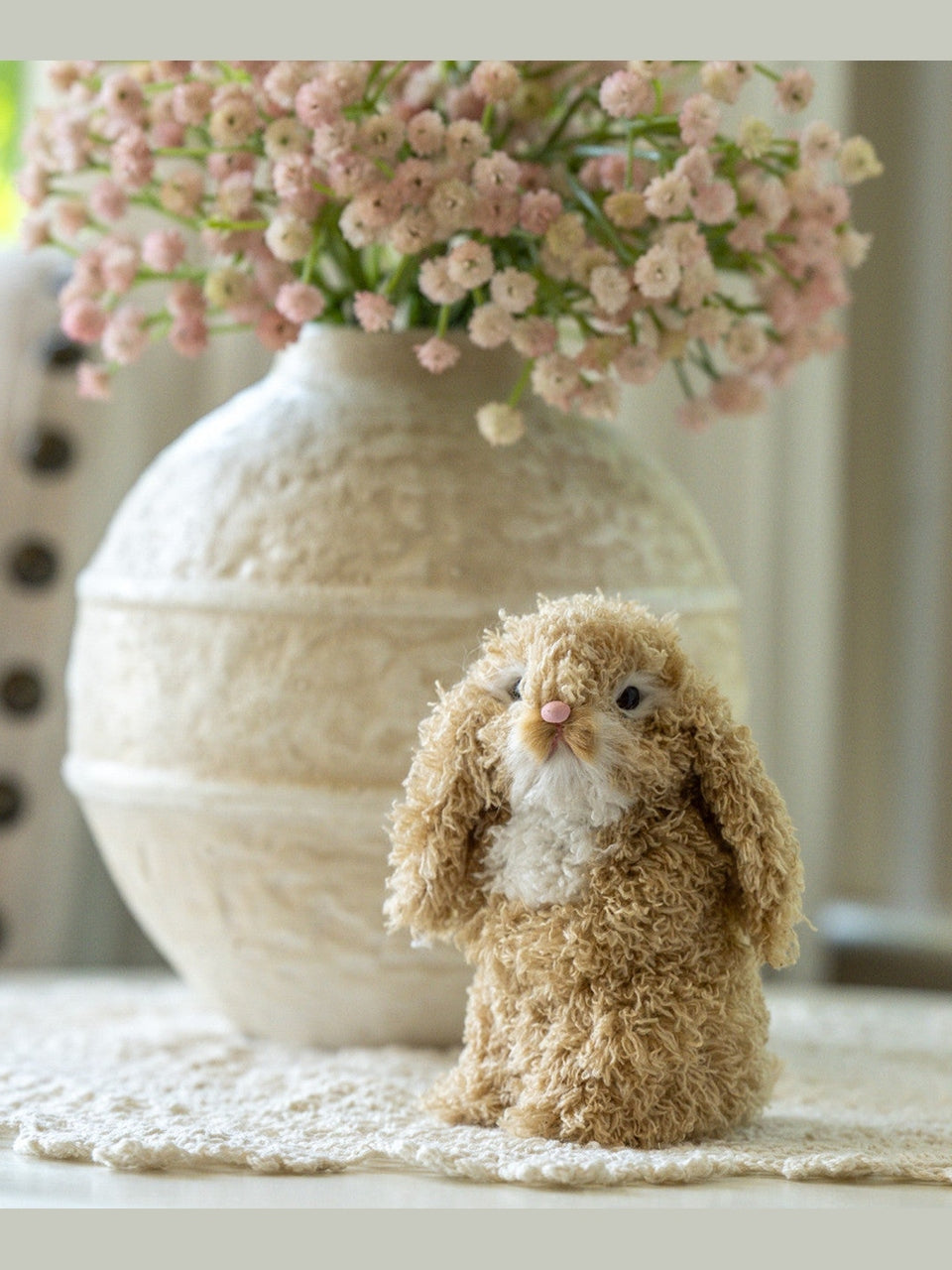Ragon House- Spring Bunny Standing Beige 2x2.5x4" "Decorative&nbsp; Ky239017