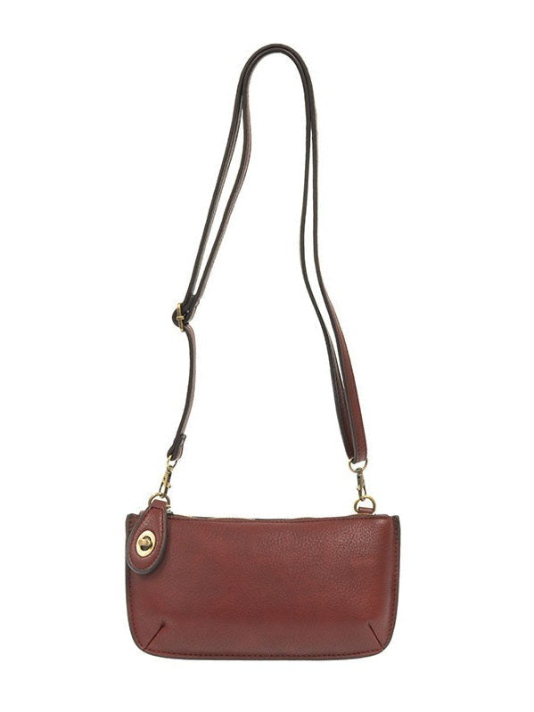 L8000-107 Women's Mini Crossbody Wristlet Clutch Sangria  Bag 