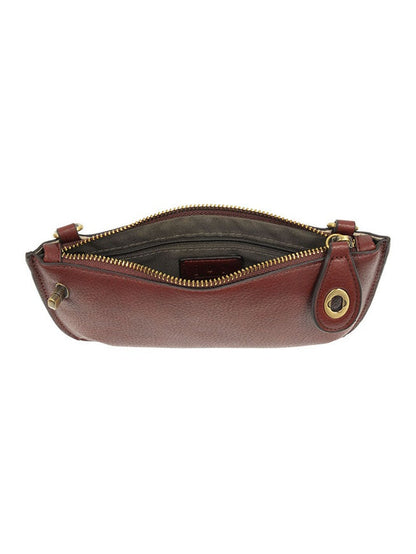 L8000-107 Women's Mini Crossbody Wristlet Clutch Sangria  Bag 