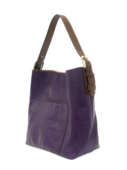 Classic Hobo Bag Coffee Handle Mystic Purple L8008-133