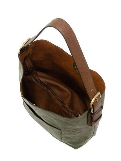Classic Hobo Bag L8008-139 Dark Basil 