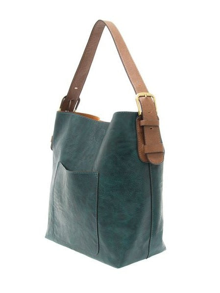  Classic Hobo Bag Coffee Handle Vivid Deep Teal&nbsp;L8008-144