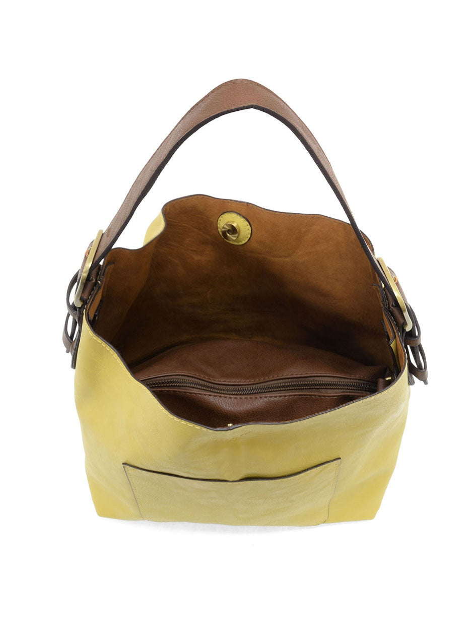 Classic Hobo Bag Coffee Handle Coral Peach L8008-155