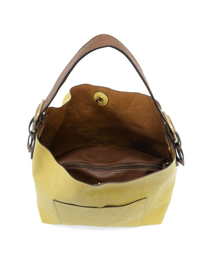 Classic Hobo Bag Coffee Handle Coral Peach L8008-155
