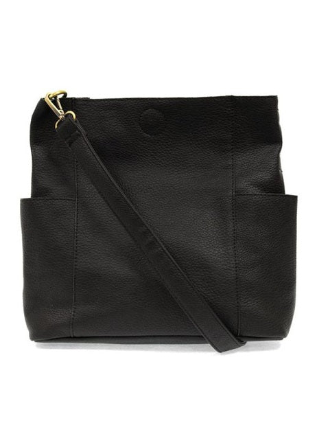 Kayleigh Side Pocket Bucket Bag  L8089-00   BLACK 