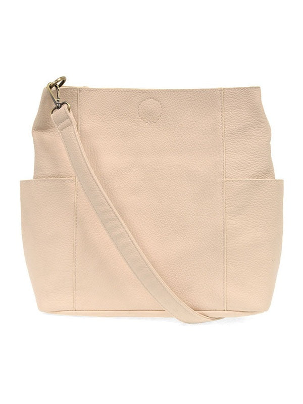 Kayleigh Side Pocket Bucket Bag L8089-01 Alabaster 