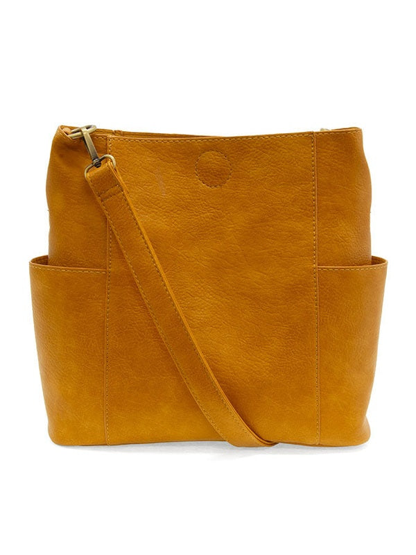 Kayleigh Side Pocket Bucket Bag L8089-016 Honey 