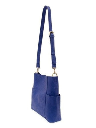 Kayleigh Side Pocket Bucket Bag - L8089-97 -  COBALT 