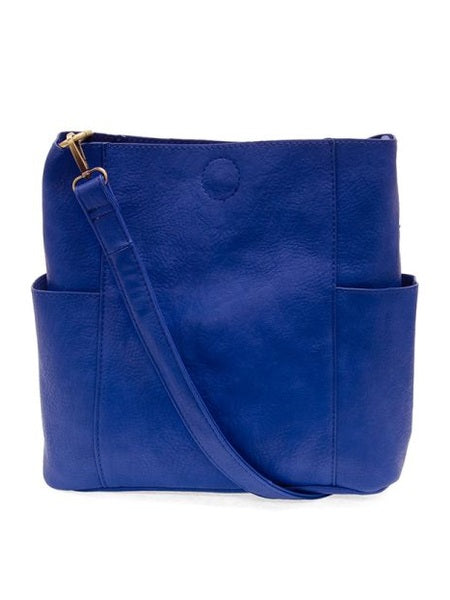 Kayleigh Side Pocket Bucket Bag - L8089-97 -  COBALT 