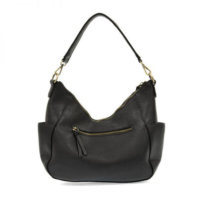 Trish Convertible Hobo Bag  L8116-00  -  Women's  BLACK 