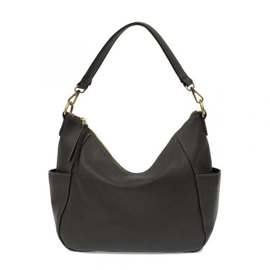 Trish Convertible Hobo Bag - L8116-98  -  Women's  CHARCOAL 