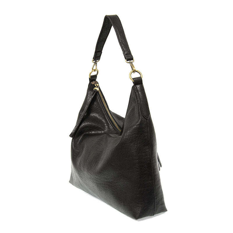 Sloane Slouchy Hobo Bag - L8132-00  -  Women's  BLACK 