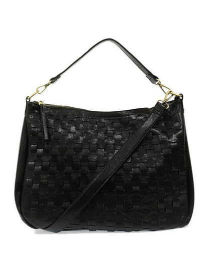Kali Woven Slouchy Hobo Bag - L8146-00  -  Women's  BLACK 