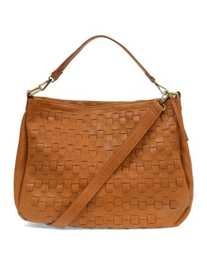 Kali Woven Slouchy Hobo Bag - L8146-64  -  Women's  COGNAC 