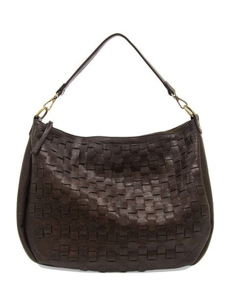 Kali Woven Slouchy Hobo Bag - L8146-99  -  Women's  ESPRESSO BEAN 