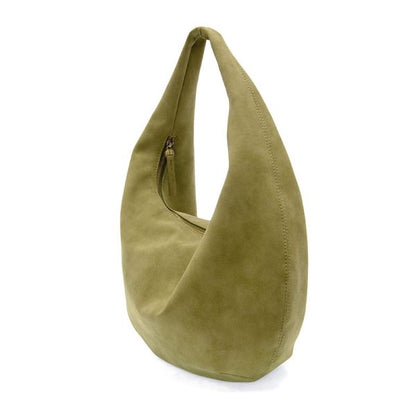 Bianca Soft Crescent Shoulder Bag  - L8204-03  -  Women  Sage 