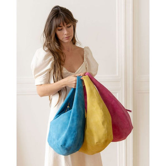Bianca Soft Crescent Shoulder Bag  - L8204-97  -  Women  Cobalt 