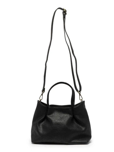 Joy Susan- Crossbody Black Niki Pleated Satchel Women's L8361-00