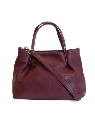  Crossbody Wine&nbsp;Niki Pleated Satchel Women's L8361-53