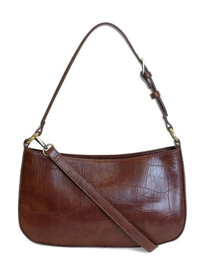 Crossbody Pecan Erin Faux Croc Women's L8365-02