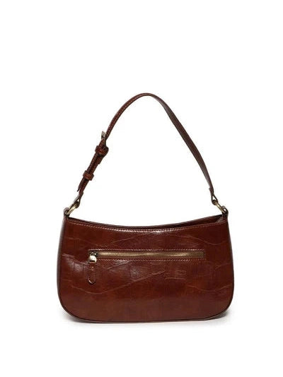 Crossbody Pecan Erin Faux Croc Women's L8365-02