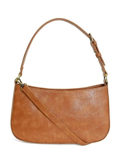 Joy Susan- Crossbody Golden Tan Erin Faux Croc Women's L8365-15