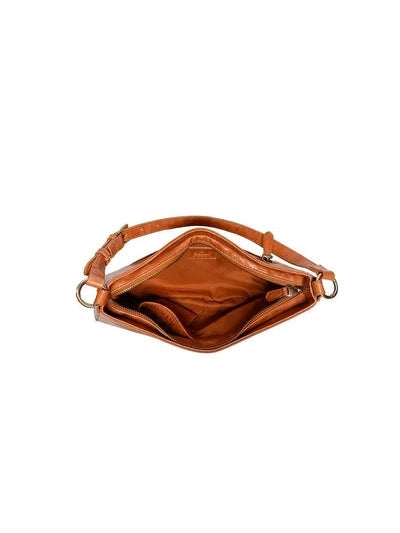 Joy Susan- Crossbody Golden Tan Erin Faux Croc Women's L8365-15