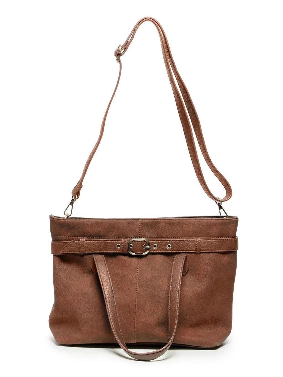 Crossbody Toffee Geneva Medium Sueded Tote&nbsp;Women's L8371-53