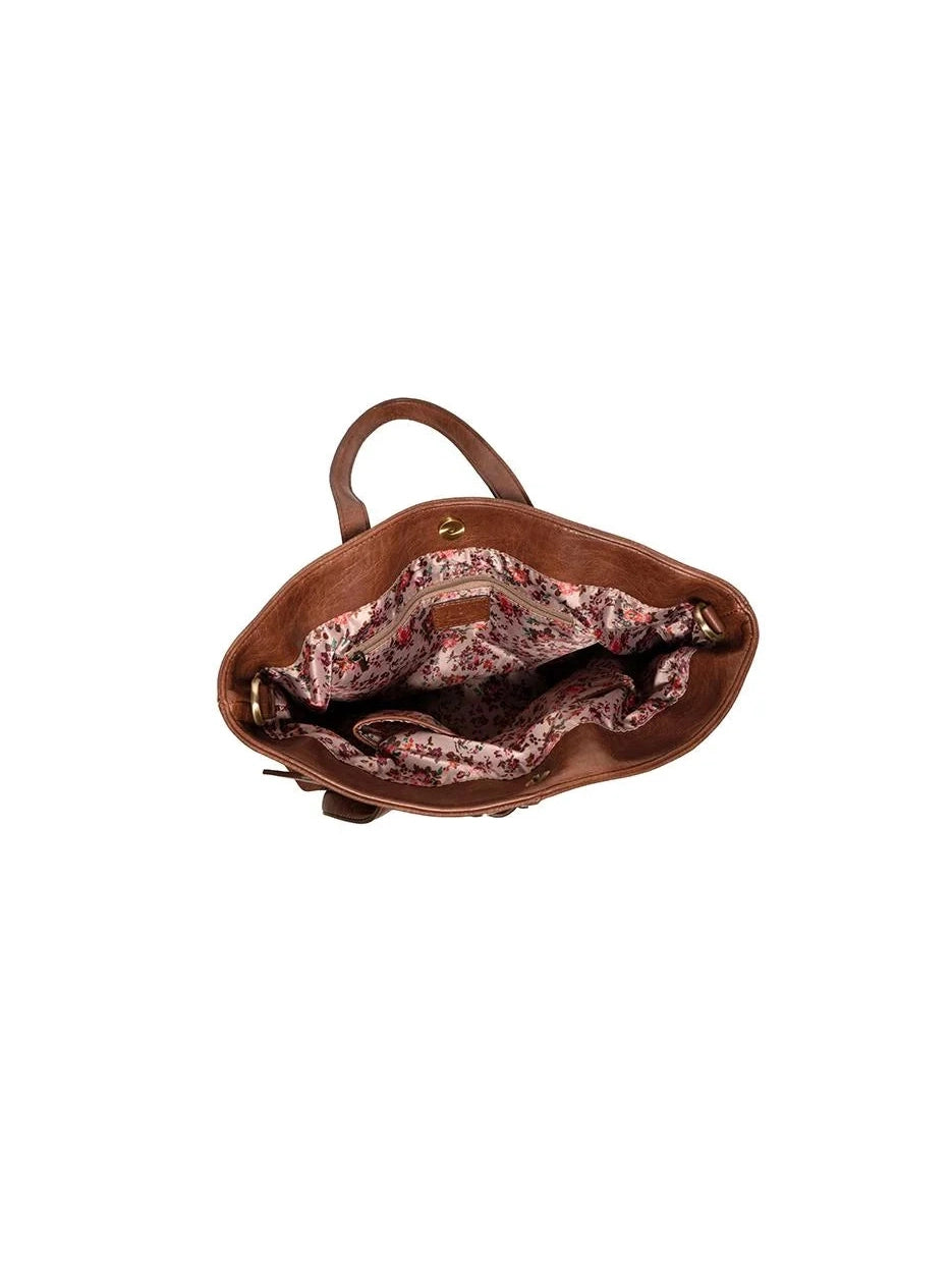 Crossbody Toffee Geneva Medium Sueded Tote&nbsp;Women's L8371-53