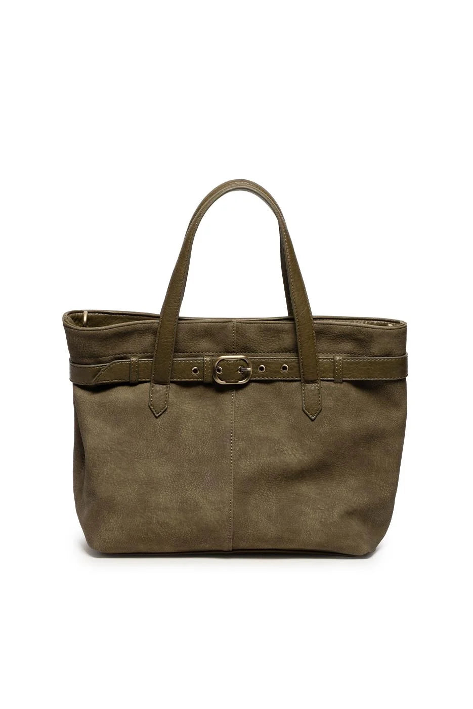 Joy Susan- Crossbody Dark Olive Geneva Medium Sueded Tote Women's L8371-03