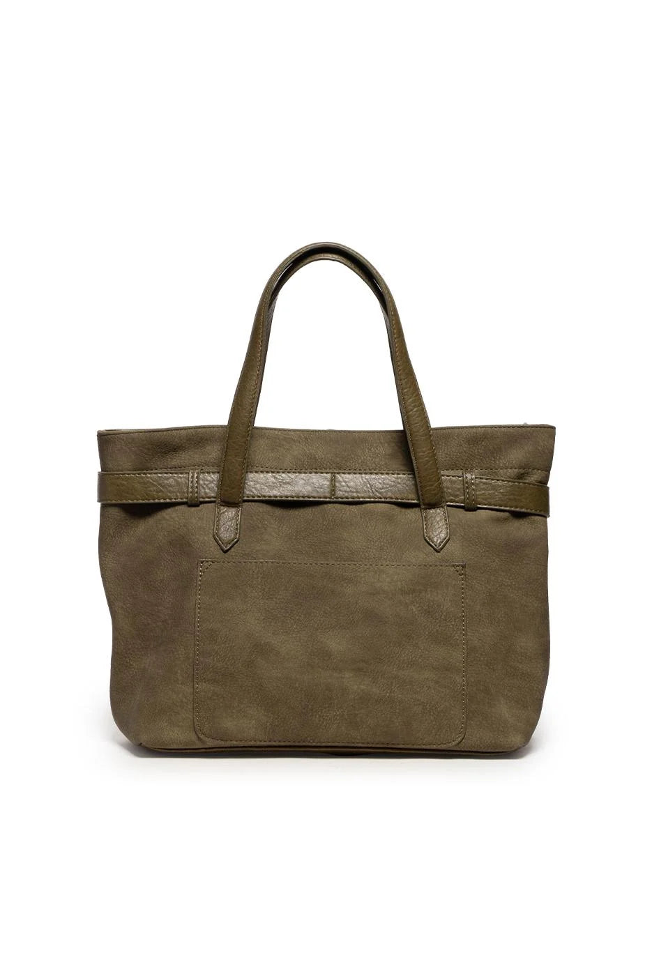Joy Susan- Crossbody Dark Olive Geneva Medium Sueded Tote Women's L8371-03
