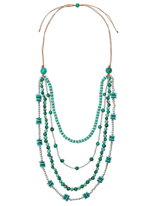 Necklace Havana Lc3053-Mt Green/Turquoise