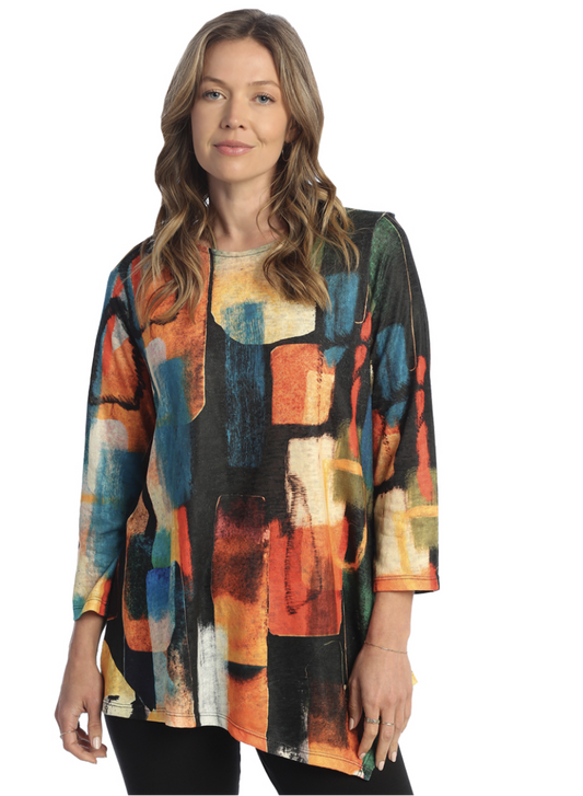 Jess & Jane LK6-1866 - Women's Tucson Multi Poly Tunic 