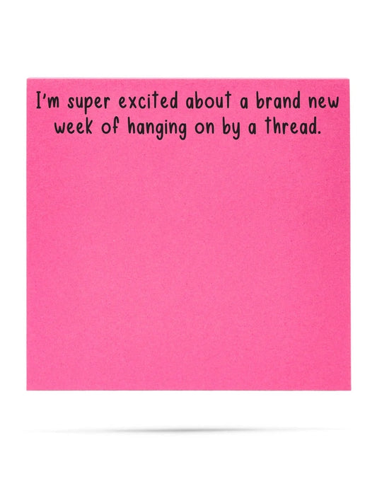 Sticky Notes Super Excited 3x3" In031