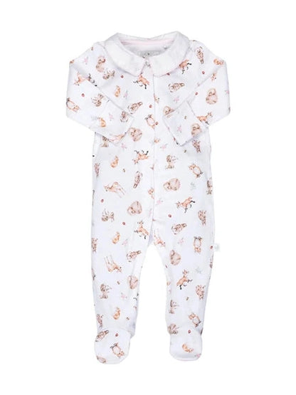 Baby Sleeper Onsie 0-3 M Forest Animals  LTW-BG001