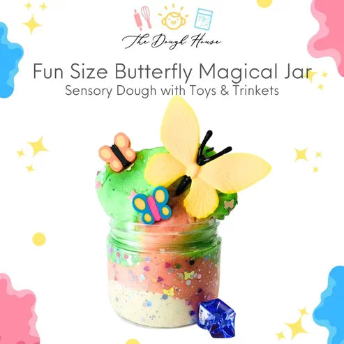 Toy Butterfly Sensory Dough Magical 5oz Jar 60606 