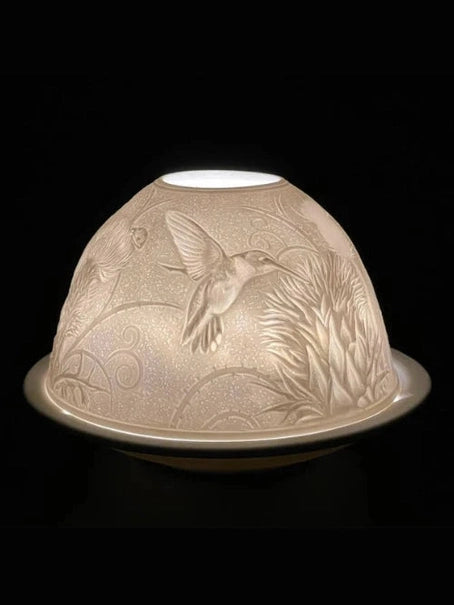 Luumii-Light Dome Humming Bird Porcelain LD002