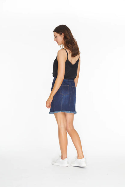 Skort- Blue Denim-Womens-M22703wm 