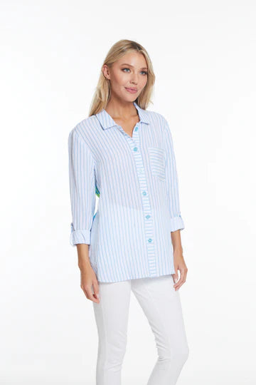 Blouse  Button Front  HI LO Women's  M24611BM 