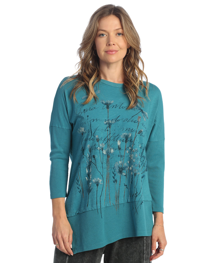 M41-1879 Jteal - Campo Contrast Tunic 