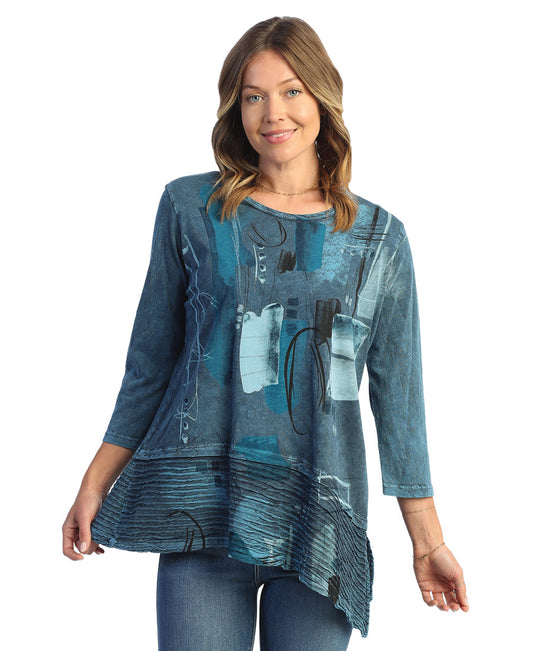 Jess & Jane M54-1480 Dreaming Wave Knit Tunic 