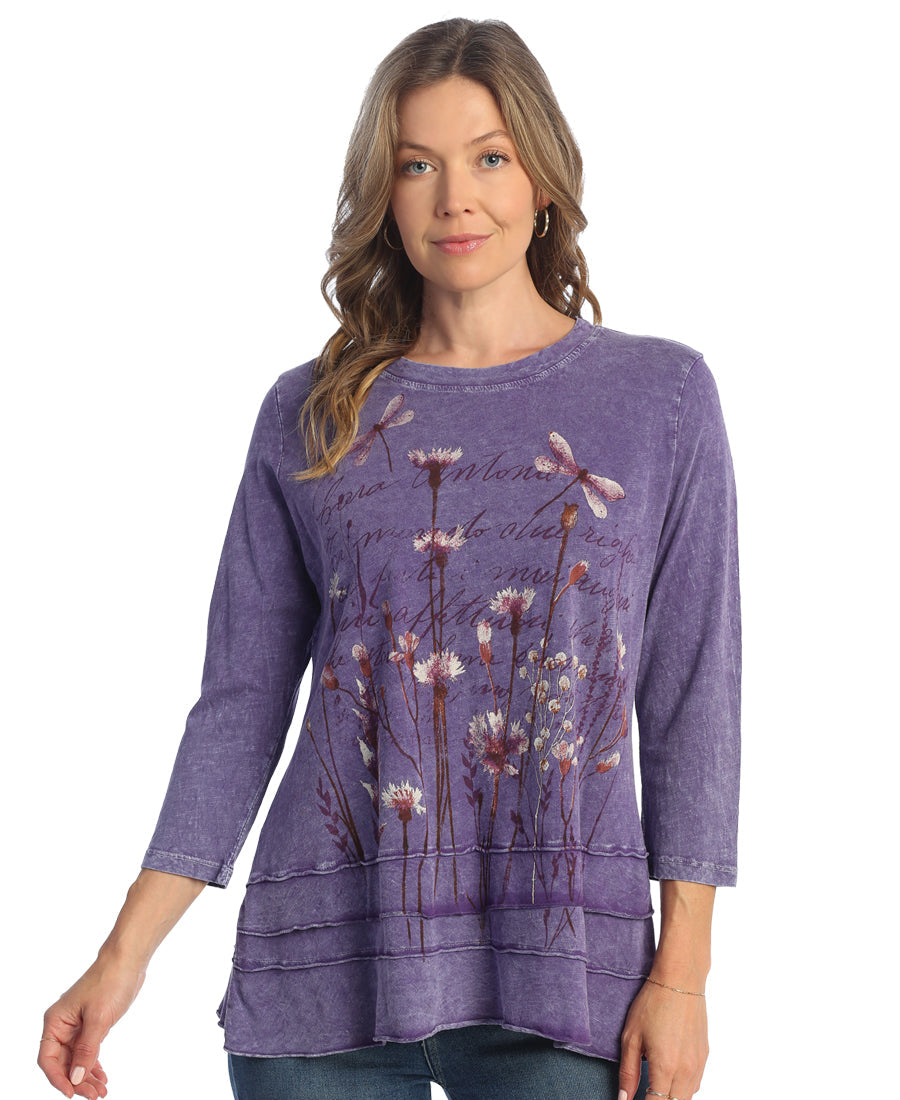 Jess & Jane M66-1879 Purple Campo Tunic 