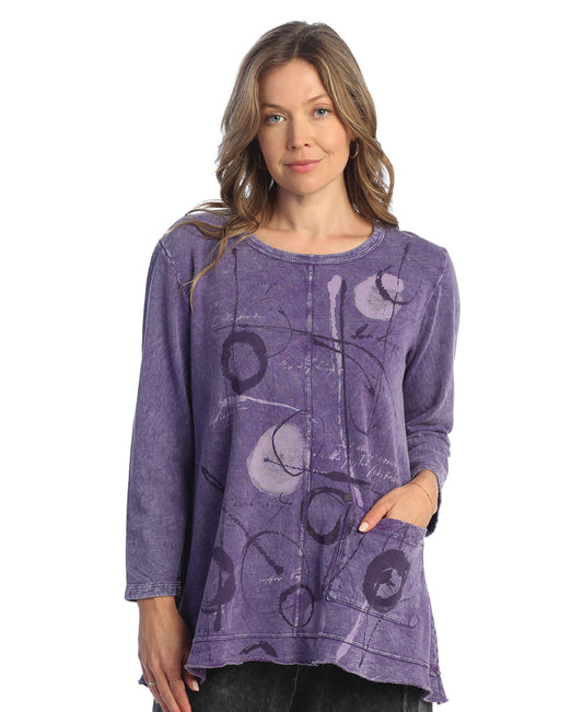 Jess & Jane M88-1829 Purple Balboa Fleece 