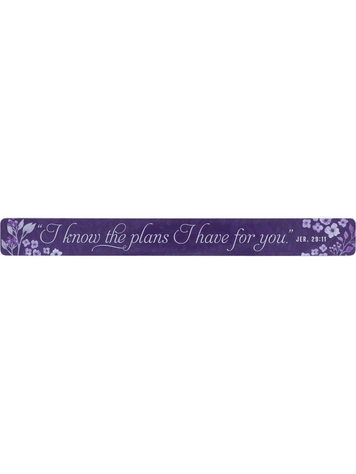 Magnetic Strip I Know The Plans Jer.29:1`&nbsp; 7.5" x 0.8"Ms151
