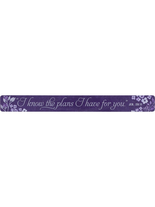 Magnetic Strip I Know The Plans Jer.29:1`&nbsp; 7.5" x 0.8"Ms151