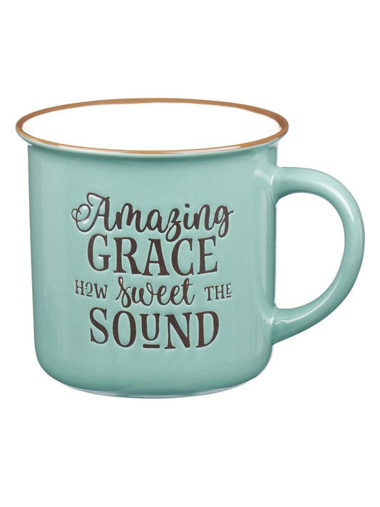 Mug&nbsp; Amazing Grace Green/White 13oz Mug568